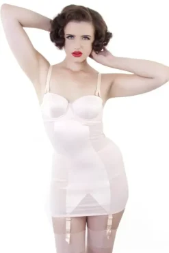 Curve Creator Slip (Peach) By>Bettie Page Discount