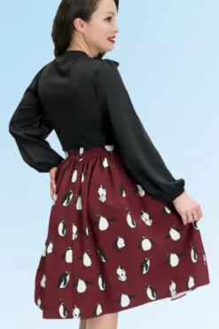 Ellie Skirt (Penguins) By>Bettie Page