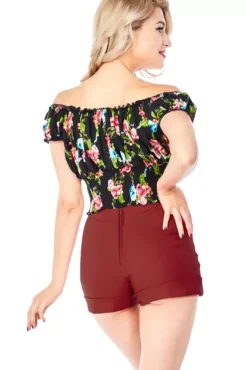 Hot Time Shorts (Sun-Dried Tomato)>Bettie Page Outlet