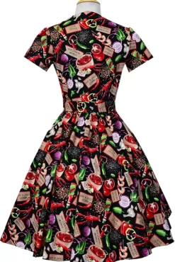 Lylian Dress (Gumbo)>Bettie Page Sale