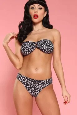 Mosaic Bandeau/Bikini>Bettie Page