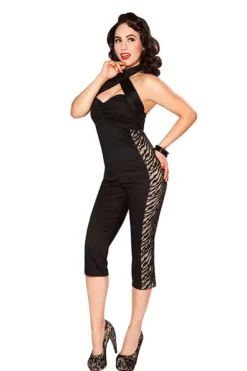 On The Wild Side Jumpsuit By>Bettie Page Discount