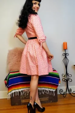 Samantha Dress (Petite Cherries)>Bettie Page New