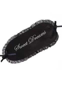 Sweet Dreams Black And Ivory Eye Mask>Bettie Page Discount