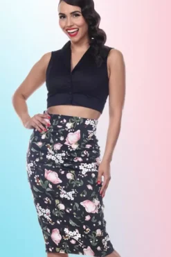 Tucson Top (Black) By>Bettie Page Online